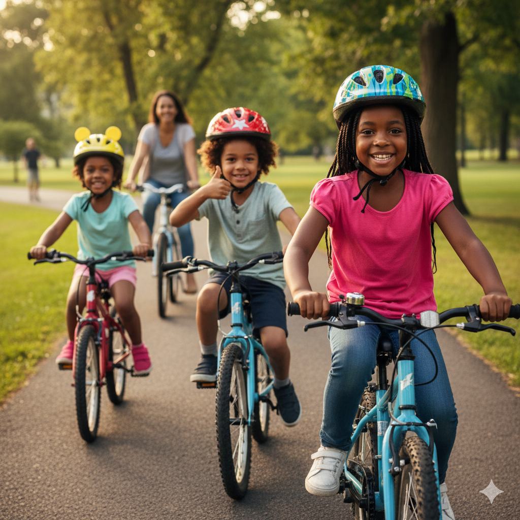 Pensez à la sécurité de vos enfants à vélo